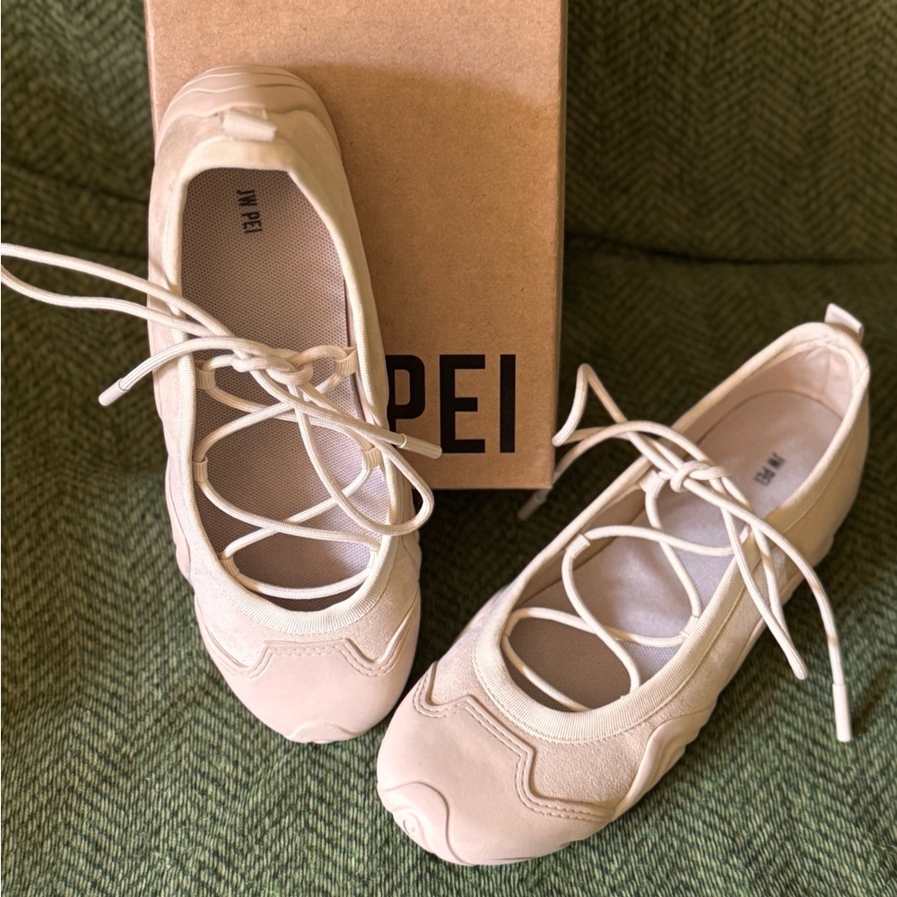 JW PEI - Caitlin Lace-up Ballerina Sneakers